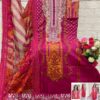 Pink Pakistani Cotton Suit with Work & Chiffon Cotton Dupatta