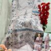 Light Pink Pure Cambric Cotton Embroidered Suit with Butterfly Net Dupatta