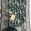 Bottle Green New Exclusive Pure Banarasi Brocade Handloom Katan Weaved Saree