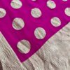 Pink Banarasee Pure Handloom Khaddi Silk Saree