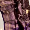 Deep Purple Exclusive Bridal Pure Handloom Banarasi Katan Silk Saree
