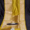 Golden Yellow IZA Pure Handloom Katan Silk Saree