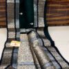 Black Exclusive Kora Banarasi Saree