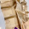 Light Brown Pure Raw Mango Silk Handloom Saree