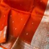 Orange Exclusive Kora Banarasi Saree