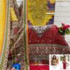 Yellow and Maroon Pure Cotton Patch Work Suit Set with Cotton/Chiffon Dupatta