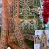 Olive Green Designer Georgette Embroidered Suit Set with Moti Work & Butterfly Dupatta