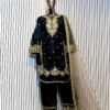 Black Al Huda Luxury Cotton Pret Collection