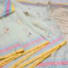 Pastel Green Banarasi Pure Handloom Kadua Kora Silk Saree with Meenakari | Silk Mark Certified