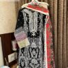 Black Maria.B Ready-Made Georgette Suit with Heavy Embroidery – D.No 1018 (XXL)
