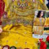 Yellow ZAHA AARZOO Vol-1 Pakistani Concept Organza Suit Set | Heavy Embroidery | D.No. 10282