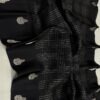 Black Banarasi Pure Handloom Organza Silk Saree With Kadua Zari Bootis & Border