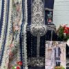 Navy Blue MARIAB LUXE-3 by Deepsy Suits – Pure Cotton Embroidered Suit Set with Digital Print Dupatta