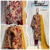 Shop the new Bursh Print Luxury Edition premium rayon long top and pant set with chiffon dupatta. Available in XL to XXXL. Ready to ship. Elegant comfort style.