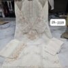 White Bin Saeed Pure Malbari Cotton Embroidered Readymade Suit with Malbari Dupatta