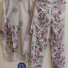 Light Brown Zainab Fashion Imported Soft Crepe Printed Co-Ord Set for Women