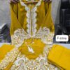 Yellow Farshi Salwar Special F-1004 | Vichitra Heavy Work Top with Farshi Gadhwal Bottom & Organza Dupatta