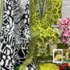 Olive Green Aasha Designer Pure Cotton Printed Suit with Patch Embroidery & Chiffon Dupatta