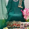 Green Designer Georgette Net & Organza Suit – Ready to Ship |
