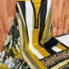 Multicolor Pure Jam Cotton Karachi Print Suit with Cotton Dupatta & Rayon Bottom
