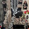 Black Aasha Designer Pure Cotton Printed Suit with Patch Embroidery & Cotton Dupatta