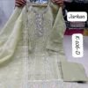 Pista Green Sapphire Party Wear Readymade Pakistani Suit XL – Organza & Georgette Embroidered Collection