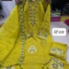 Yellow Sapphire Party Wear Readymade Pakistani Suit XL – Organza & Georgette Embroidered Collection