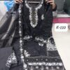Black Sapphire Party Wear Readymade Pakistani Suit XL – Organza & Georgette Embroidered Collection