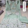 Green Mehboob Tex Ombre Starlet Lawn Collection-26 | Embroidered Cotton Suit