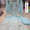 Sky Blue Mehboob Tex Ombre Starlet Lawn Collection-26 | Embroidered Cotton Suit
