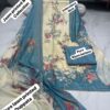 Cream Pure Jam Cotton Dress Material with Karachi Print Neck Lace Border & Fancy Printed Dupatta