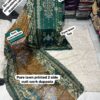 Green Elegant Embroidered Lawn Suit with Cotton Dupatta