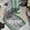 Green Elegant Embroidered Lawn Suit with Cotton Dupatta