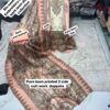 Peach Elegant Embroidered Lawn Suit with Cotton Dupatta