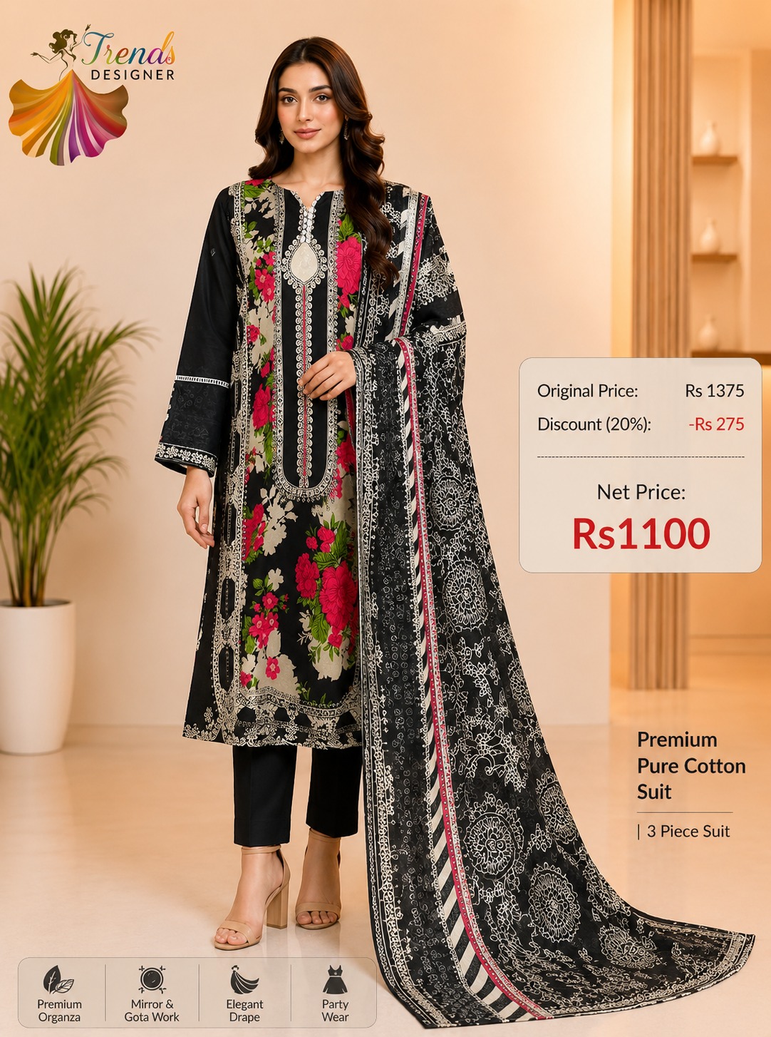 Buy Pakistani Suits Online – Trends Designer Wear Ranchi