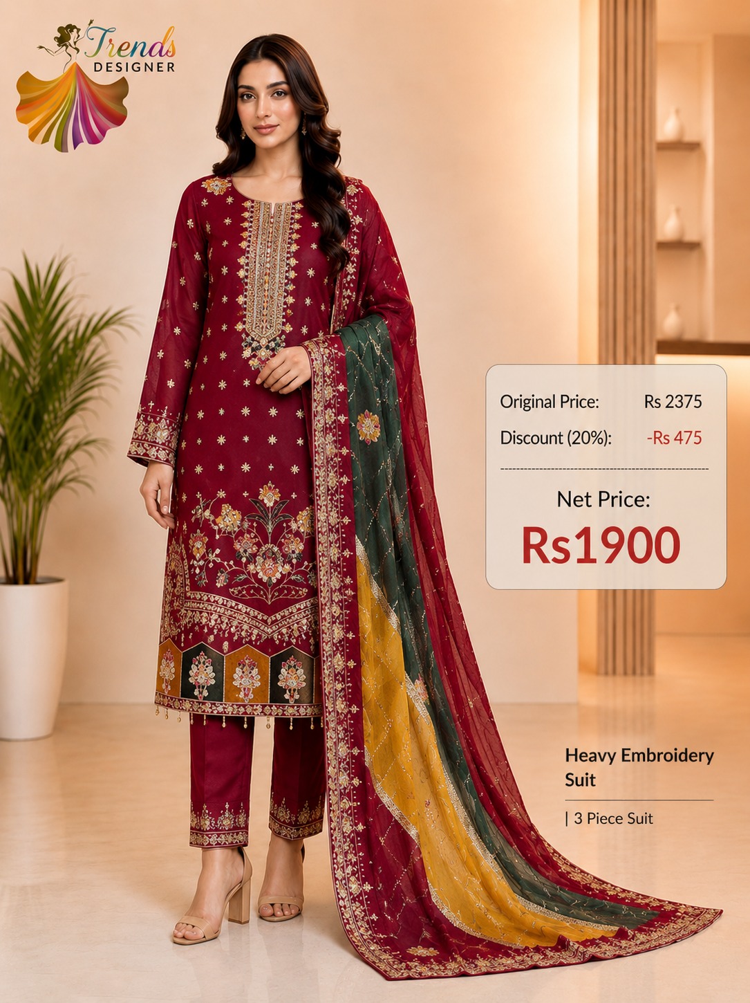 Trends Designer Wear – Premium Bridal & Ethnic Wear Online