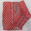 Red Printed Cotton 3 Piece Suit Set for Women with Matching Dupatta – Premium Cotton Dress Material by Trends Designer