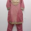 Premium Organza Readymade Co-Ord Set for Women in Pink with Designer Dupatta