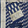 Midnight Blue Pure Banarasi Silk Dress Material with Woven Banarasi Dupatta